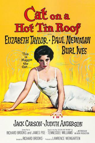Кошка на раскаленной крыше (1958)