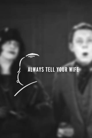Всегда рассказывай обо всем своей жене (1923)