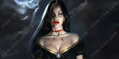 сексуальная женщина - вампир