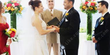 церемония бракосочетания