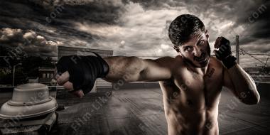 борьба на крыше